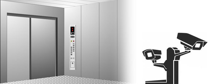 小區電梯橋箱內部超高清廣角監控